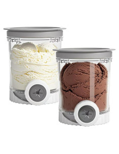 Tazas de Almacenamiento de Helado Foyezod 2-Pack 473ml NC700 NC701