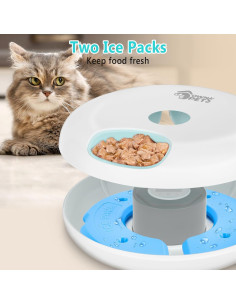 Alimentador Automático Ownpets 6 Comidas para Gatos y Perros 2