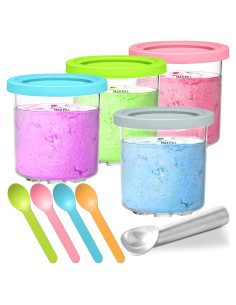 Juego de 4 Contenedores de Helado Ninja 473ml Sin BPA