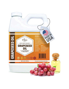 Aceite de Semilla de Uva Orgánico 473 ml - 33rd Parallel