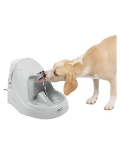 Fuente de Agua Automática PetSafe Drinkwell Platinum 1.89L Gris