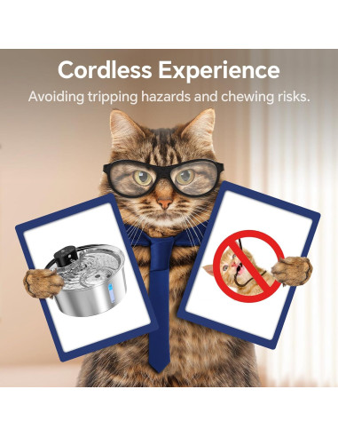 Fuente de Agua Inalámbrica para Perros Grandes Aetherika 7L