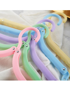 12 Perchas Plegables de Viaje Heshebuy - Multifuncionales 2