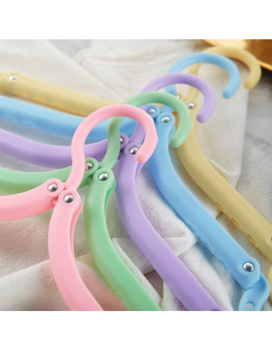 12 Perchas Plegables de Viaje Heshebuy - Multifuncionales