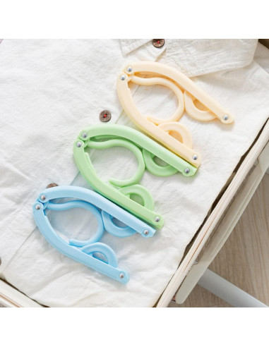 12 Perchas Plegables de Viaje Heshebuy - Multifuncionales