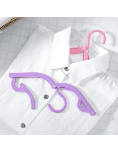 12 Perchas Plegables de Viaje Heshebuy - Multifuncionales