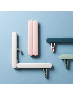 Perchas de Viaje Plegables 3GO 4 Pcs Livianas con Bolsa 2