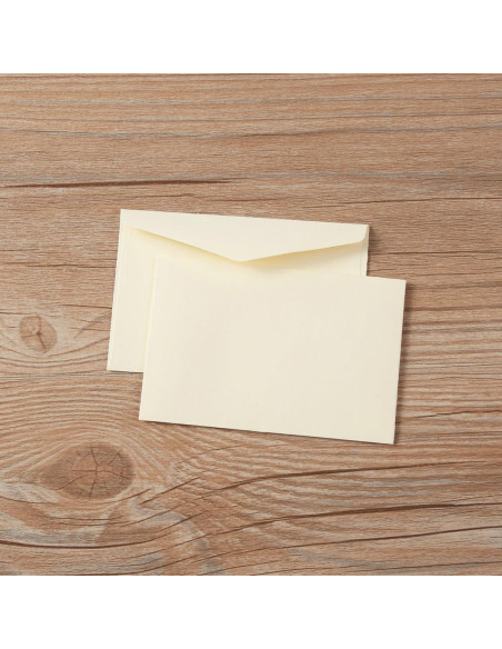 120 Sobres Pequeños Kraft Autoadhesivos Homtable Color Crema