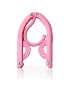 11 Perchas de Viaje Plegables BWXXXR Rosa para Ropa