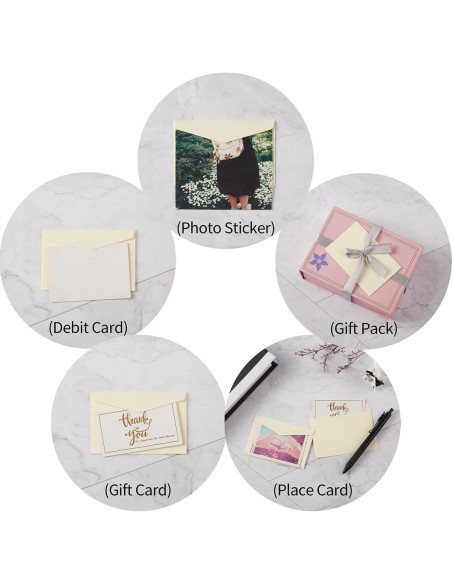 120 Sobres Pequeños Kraft Autoadhesivos Homtable Color Crema