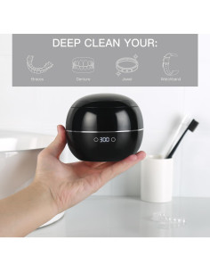Limpiadora Ultrasónica AMDISI para Dentaduras y Joyería 11x11 cm 2
