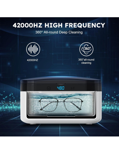 Limpiador Ultrasónico Life Basis CS1 500ML - Limpieza Profunda 42kHz