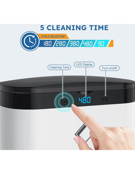 Limpiador Ultrasónico Life Basis CS1 500ML - Limpieza Profunda 42kHz Limpiador Ultrasónico Life Basis CS1 500ML - Limpieza Profunda 42kHz