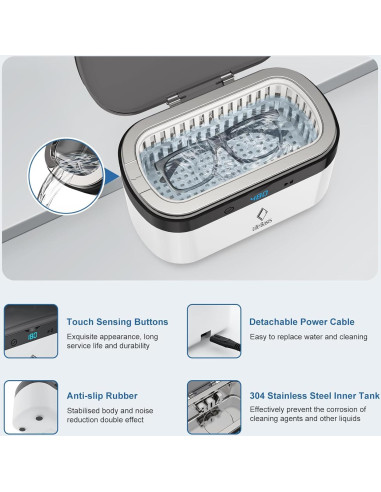 Limpiador Ultrasónico Life Basis CS1 500ML - Limpieza Profunda 42kHz
