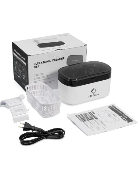 Limpiador Ultrasónico Life Basis CS1 500ML - Limpieza Profunda 42kHz Limpiador Ultrasónico Life Basis CS1 500ML - Limpieza Profunda 42kHz