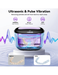 Limpiador Ultrasónico BEKOMIYA 150ML para Dentaduras y Joyería 2