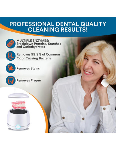 Limpiador Ultrasónico de Dentaduras Northwest 473ml - Fórmula Multi-Enzimática