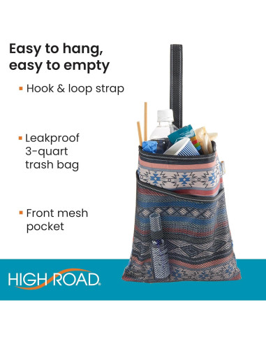 Bolsa de Basura para Auto High Road Suroeste Impermeable 23.5x27.9cm