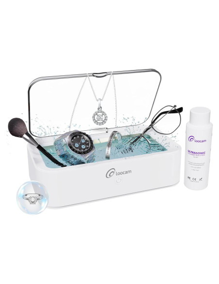 Limpiador Ultrasónico Loocam 600ml con Solución 120ml