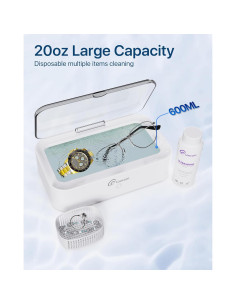 Limpiador Ultrasónico Loocam 600ml con Solución 120ml 2