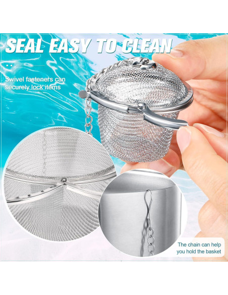 6 Cestas de Limpieza Ultrasónica Acero Inoxidable Potchen