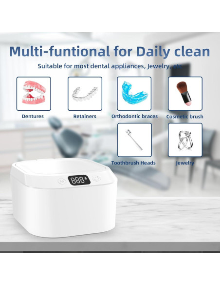 Limpiador Ultrasónico de Joyería y Dentaduras Sugar Swan 220ML Limpiador Ultrasónico de Joyería y Dentaduras Sugar Swan 220ML