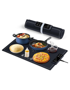 Alfombrilla Calentadora de Comida PIGLOG 61x38 cm Azul Oscuro