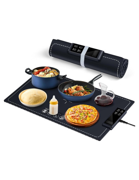 Alfombrilla Calentadora de Comida PIGLOG 61x38 cm Azul Oscuro