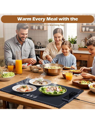 Alfombrilla Calentadora de Comida PIGLOG 61x38 cm Azul Oscuro