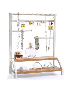 Organizador de Joyas y Relojes Rusnugic Blanco 36.5cm