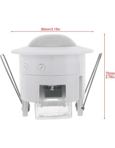 Sensor de Movimiento Infrarrojo RTNLIT 220-240V 6m 360 Ajustable 2