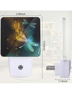 Luz Nocturna Enchufable ZTHLL Dragón Soñador LED 0.5W 2