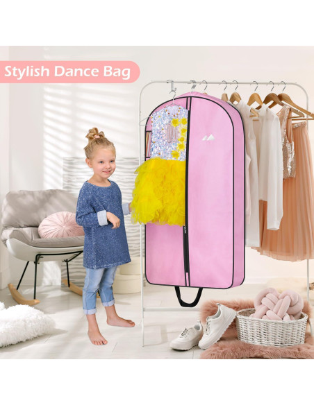 Bolsa de Ropa Colgante MISSLO Rosa 43" Impermeable Oxford