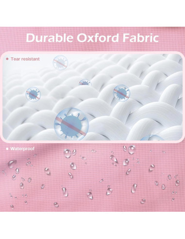 Bolsa de Ropa Colgante MISSLO Rosa 43" Impermeable Oxford