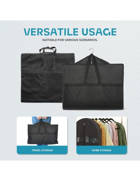 Bolsa de viaje para prendas Lazebox 110x60 cm negra Bolsa de viaje para prendas Lazebox 110x60 cm negra