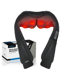 Masajeador de Cuello y Espalda Shiatsu BOFEUNNG con Calor