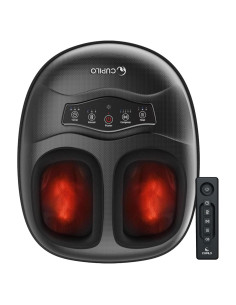 Masajeador de pies CuPiLo Shiatsu con calor y control remoto