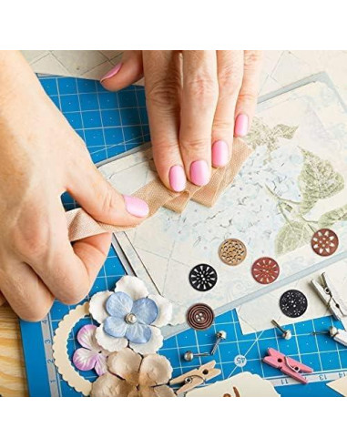 100 Botones de Madera Mandala Crafts 25mm para Manualidades