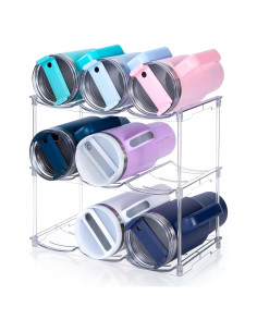 Organizador Apilable para Botellas de Agua Spospo 3 Pack