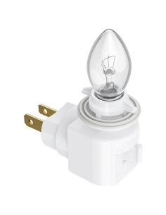 Luz Nocturna Enchufable Vartelen E12 Ajustable 15W Blanco