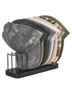 Organizador de Sombreros Mkono para 10 Gorras - Negro