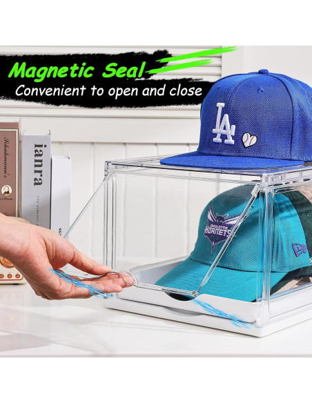 Organizador de Sombreros Vtopmart 2 Pack con Bandeja Deslizante