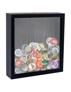 Marco de Sombra GraduationMall 22.86x22.86cm Negro con Vidrio HD