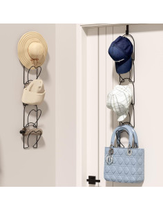 Soporte para Gorras LINFIDITE 15 Piezas Montaje en Pared 2