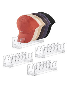 Soporte Organizador de Sombreros SMARTAKE 4 Piezas para 28 Gorras