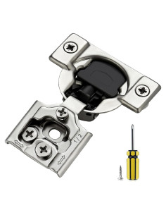 Bisagras de Cierre Suave Ravinte 60 Pack 30 Par 35mm Niquel Satinado