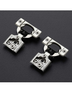 Bisagras de Cierre Suave Ravinte 60 Pack 30 Par 35mm Niquel Satinado 2