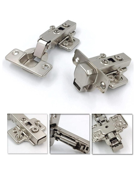 Bisagra de Cierre Suave LOOTICH 35mm Acero Inoxidable Paquete 8
