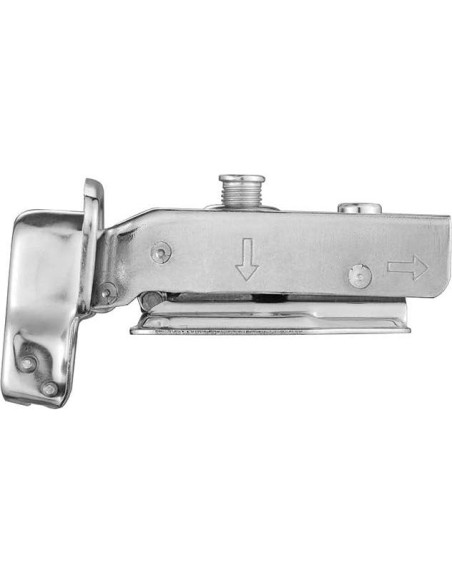 Bisagras de Gabinete JQK 100 Cierre Suave Acero Inoxidable 4 Unidades Bisagras de Gabinete JQK 100 Cierre Suave Acero Inoxidable 4 Unidades