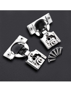 Paquete de 20 bisagras de cierre suave Luokim 35mm acero inoxidable 2